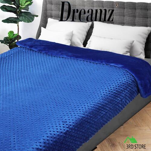 Dreamz Weighted Blanket Cover Quilt Duvet Doona Kid Single Double Bed Warm Relax