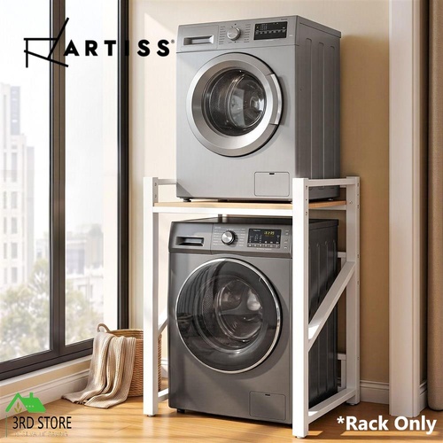 Artiss Over Washing Machine Rack Laundry Shelf Space Saver 75cm White