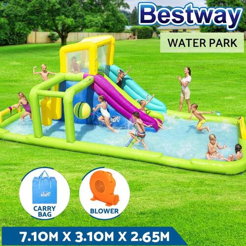 RETURNs Bestway Inflatable Water Pack Pool Slide Castle Playground H2OGO Splash Course