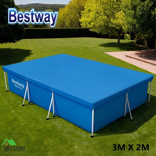 Bestway Pool Cover 58106 Fits 3x2.01m Above Ground Swimming Pool PE Blanket