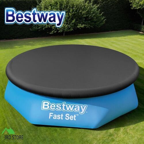 Bestway Pool Cover Fits 2.44m Above Ground Swimming Pool PVC Blanket