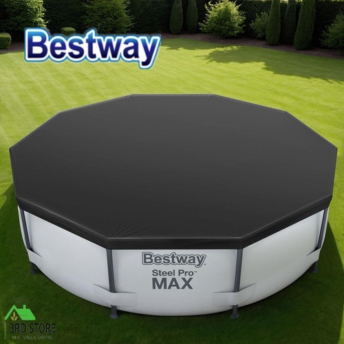 Bestway Pool Cover Fits 3.05m Round Above Ground Swimming Pool PVC Blanket