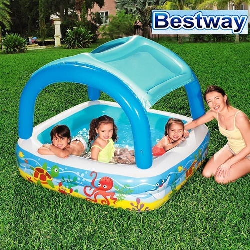 Bestway Inflatable Kids Pool Canopy Play Pool Swimming Pool Family Pools