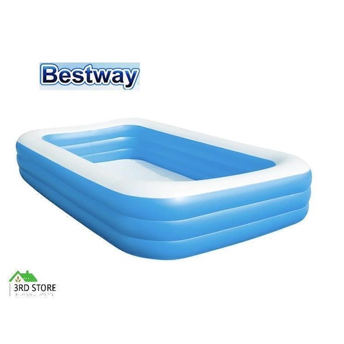 Bestway Inflatable Pool Kids Swimming Pool Rectangular Family Pools