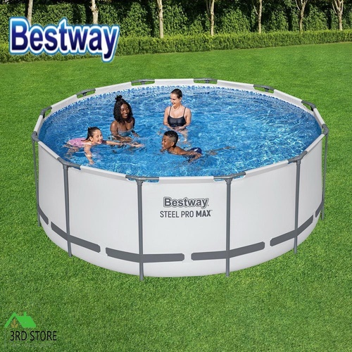 Bestway 366cm Swimming Pool Above Ground Pools Round Filter Pump Cover Ladder