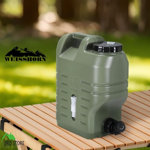 Weisshorn12L Water Container Jerry Can Bucket Camping Outdoor Storage Tank