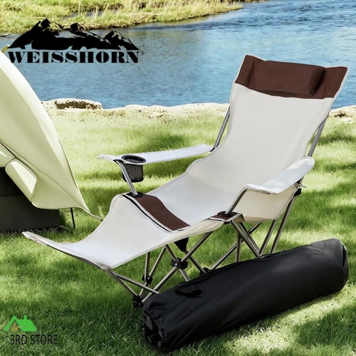 Weisshorn Camping Chair Reclining Adjustable Portable Outdoor Folding Lightweight