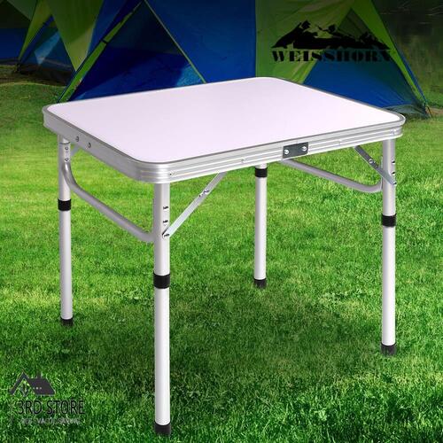 Weisshorn Folding Camping Table Portable Laptop PC Bed Dining Desk Picnic Garden