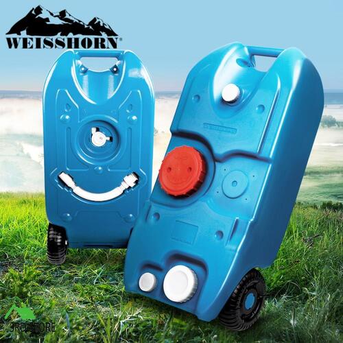 Weisshorn 40L Portable Wheel Water Tanks Tank Camping Hiking Caravan Storage