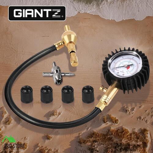 Giantz Rapid Tyre Deflator Air Deflators 4WD 4X4 with Pressure Gauge Valve Tool