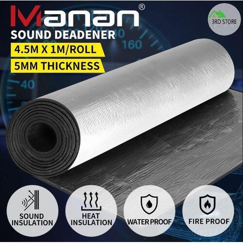Sound Deadener Foam Roll 50% Thicker Car Heat Shield Auto Noise Insulation Mat