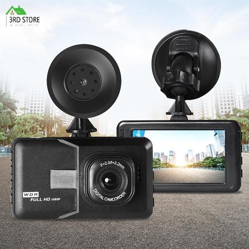 Car Dash Camera Cam 1080P FHD 3"LCD Video DVR Recorder Camera Night Vision Kit