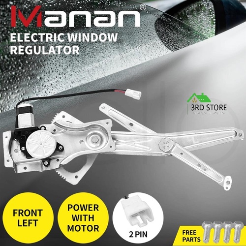 Manan Window Regulator Front Left Electric Motor Holden Commodore VT VX VU VY VZ