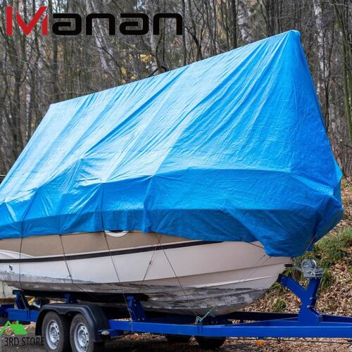 Manan Heavy Duty Tarps Tarpaulin Shelter Camping Tent Cover Waterproof 6.1x7.3m