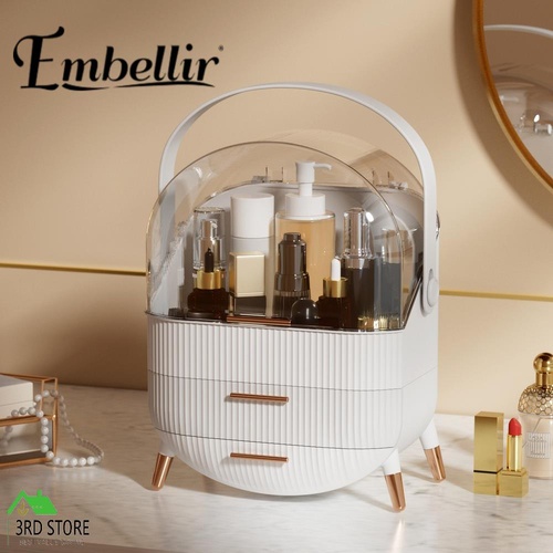 Embellir Makeup Case Portable Cosmetic Organizer Storage Box Jewellery Holder