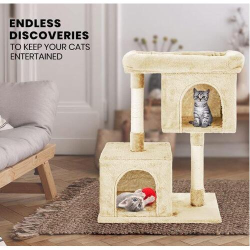 Taily 85CM Cat Scratching Post Cats Tree Gym House Condo Pet Furniture Kitten