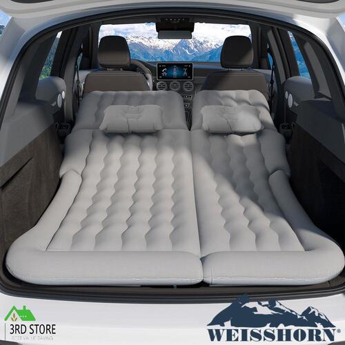 Weisshorn Car Mattress 175x130 Inflatable SUV Back Seat Camping Bed Grey