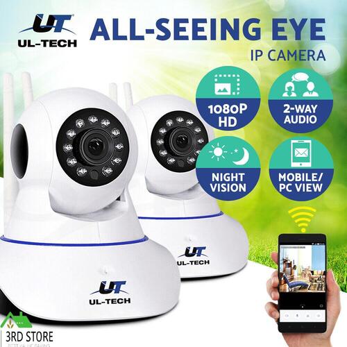 UL-tech Wireless IP Camera Home CCTV Security System HD Spy WIFI X2