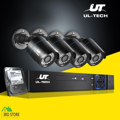 UL-tech 1080P Home CCTV Camera Security System DVR Outdoor HD Night Vision 1TB