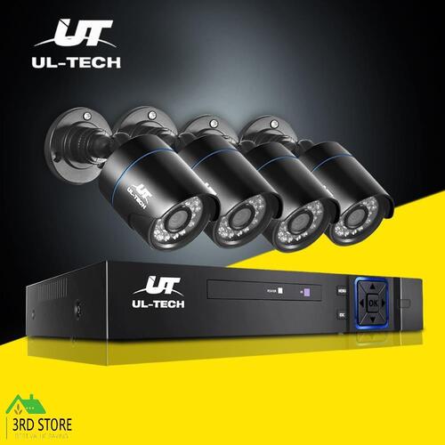 UL-tech CCTV Security System Home Camera DVR 1080P Outdoor Day Night Long Range