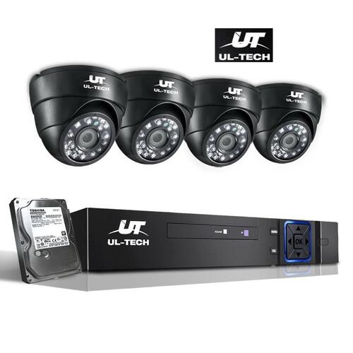 UL-tech CCTV Camera Security System Home DVR 1080P with 1TB Hard Drive