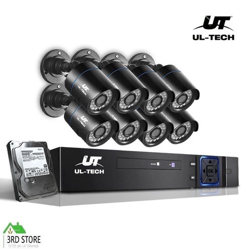 UL-tech CCTV Security Camera System Home DVR Outdoor Day Night Long Range 1080P