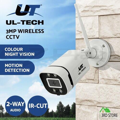 UL-tech 3MP Wireless CCTV Security Camera System WiFi Outdoor Home IP Cameras