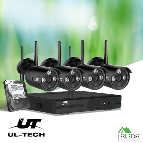 UL-tech Security Camera Wireless Home CCTV System 8CH 1080P NVR 1TB Outdoor 2MP