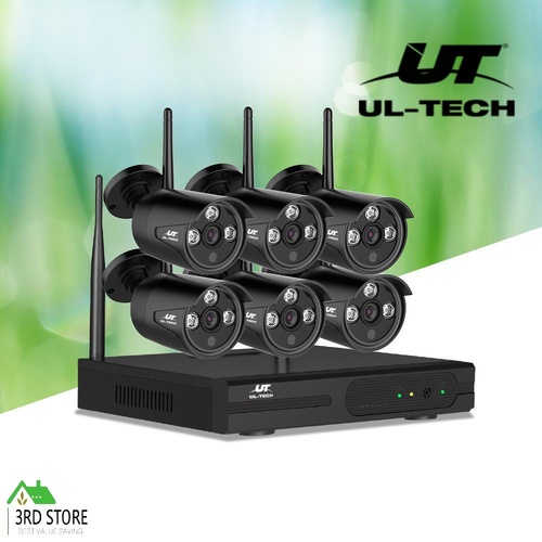 UL-tech CCTV Home Security Cameras System Wireless Outdoor IP Kit WIFI 1080P