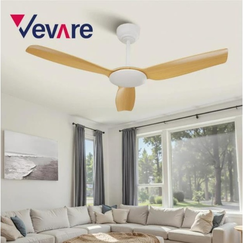 Vevare 52" Ceiling Fans DC Motor with Remote Control 5 Speed 3 Blades Fans