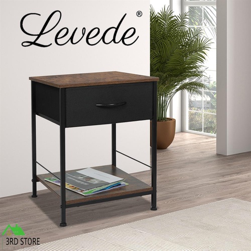 Levede Bedside Tables Side Table End Sofa Storage Cabinet Shelf Chest of Drawer