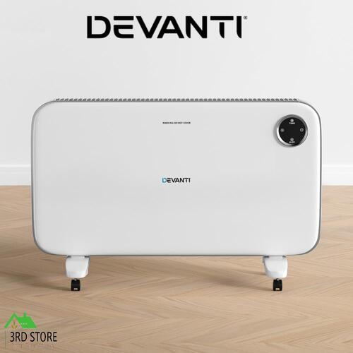RETURNs Devanti Convection Heater Electric Panel Heaters Freestanding Wall Mounted 2000W