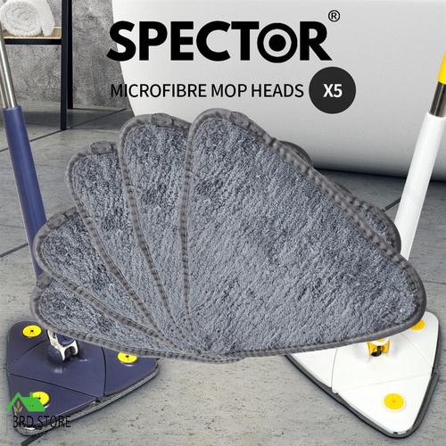 Cleanflo 5x Spin Cleaning Mop Pad Cleaner Head 360° Rotatable
