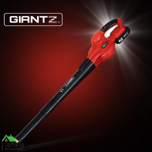 Giantz 20V Cordless Leaf Blower Garden Lithium Electric Battery Nozzles 2-Speed