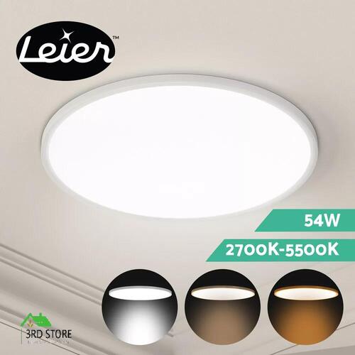 Leier Ceiling Light LED Round 54W Ultra-THIN 5CM Oyster Lamp Modern Cool/Warm