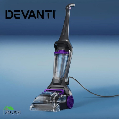 Devanti Carpet Washer Handheld Vacuum Cleaner Sweeper Wet Twin Water Tank 800W