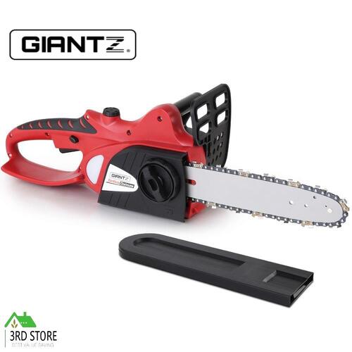 GIANTZ 20V Cordless Electric Chainsaw E-Start Bar 10" Lithium-Ion Chargeable