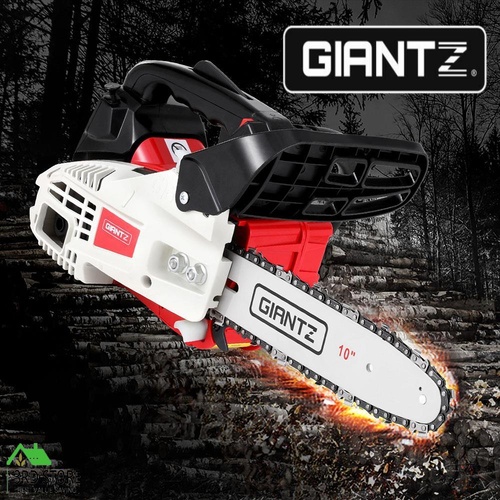 Giantz 25cc Petrol Chainsaw 10" Bar E-Start Tree Pruning Chain Saw