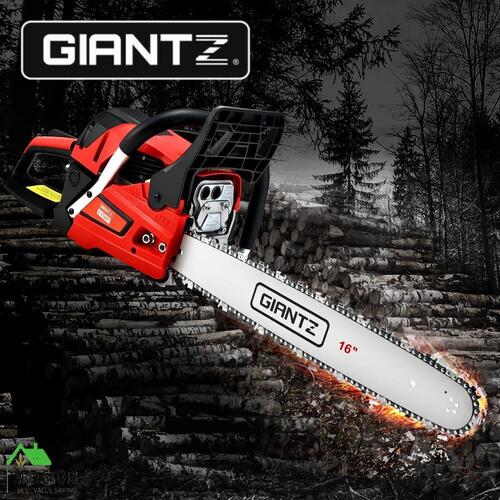 Giantz Petrol Chainsaw Chain Saw E-Start Commercial 45cc 16'' Top Handle Tree