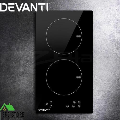 Devanti Induction Cooktop 30cm Electric Stove Ceramic Cook Top Kitchen Cooker