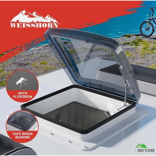 Weisshorn Caravan Roof Vent Air Exhaust Hatch RV Motorhome Camper White