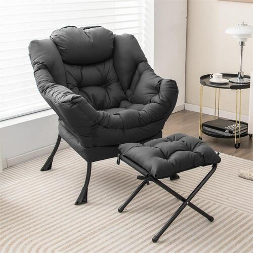 Lazy Chair Sofa Armchair Lounge Chaise Upholstered Single Sofa Indoor Soft Seat
