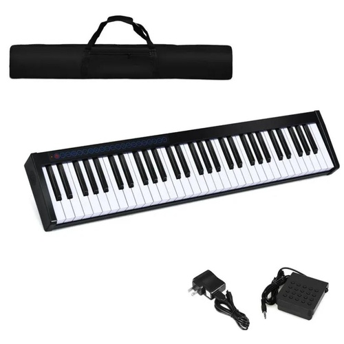 61-Key Portable Digital Stage Piano with Carrying Bag