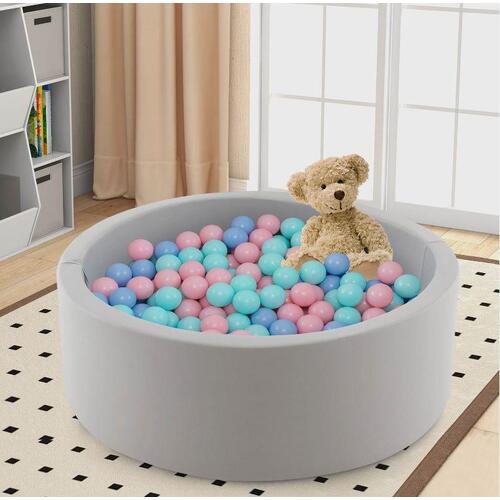 RETURNs HONEY JOY Kids Foam Balls Pit Baby Playpen Foam Ocean Pool Barrier w/Storage Bag