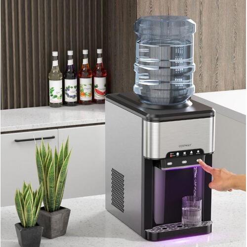 RETURNs 3-in-1 Water Cooler Dispenser with Built-in Ice Maker w/ 3 Temperature Settings