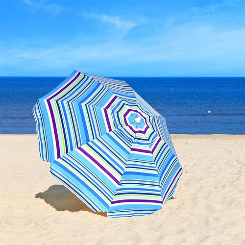 RETURNs 2.2M Outdoor Umbrella Potable Sun Shade Shelter Garden Patio Parasol Canopy BL