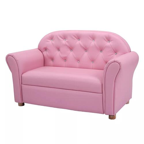 RETURNs Kid Armrest Sofa Chair Children Upholstered Tufted Armchair Lounge Couch