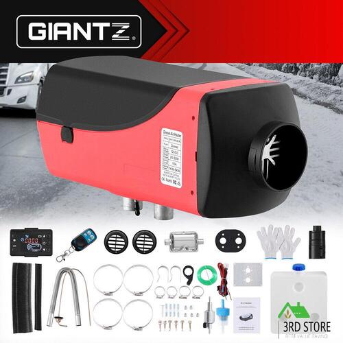 Giantz Diesel Air Heater 12V 5KW LCD Display Remote Control for Car RV Indoor 8L