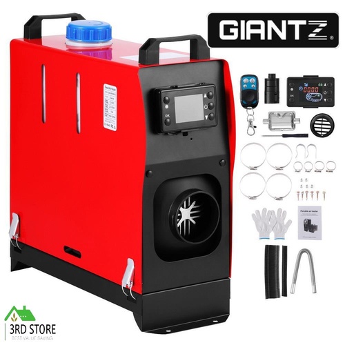Giantz Diesel Air Heater 12V 5KW LCD Remote Control for Car Indoor caravan 2025