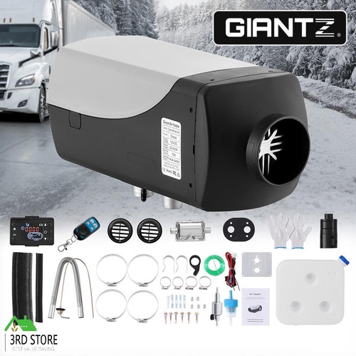 Giantz Diesel Air Heater 12V 5KW LCD Display Remote Control for Car RV 10L